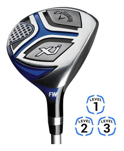 Imagen 4 de 10 de Kaddygolf Set Golf Junior Callaway Xj - 9 A 12 Años - Nene