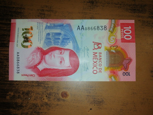 Billete De $100.00 Nuevo