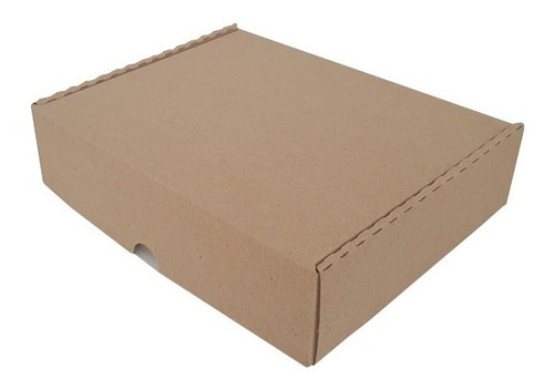 Caja Para Envios 25 Pzas 25x20x6 Cm Microcorrugado Kraft