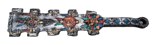 Macahuitl Decorativo En Resina Espada Azteca.