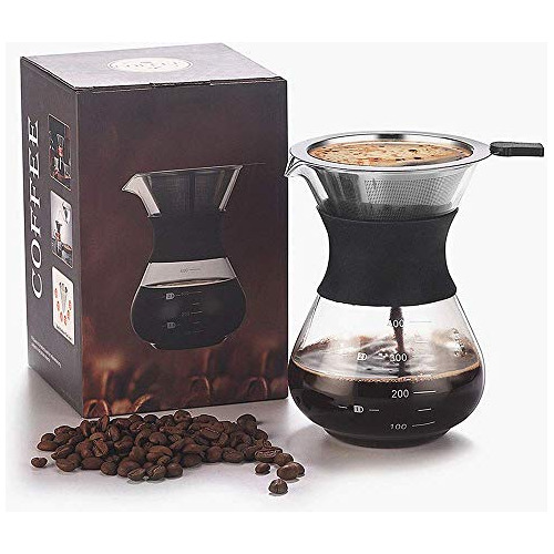 Cafetera De Goteo, Cafetera De Pour Over De Uso Permane...