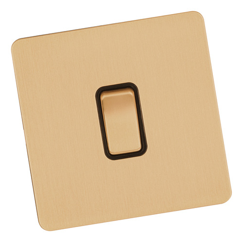 Botón De Pared De Imitación De Color Dorado Con Doble Contro