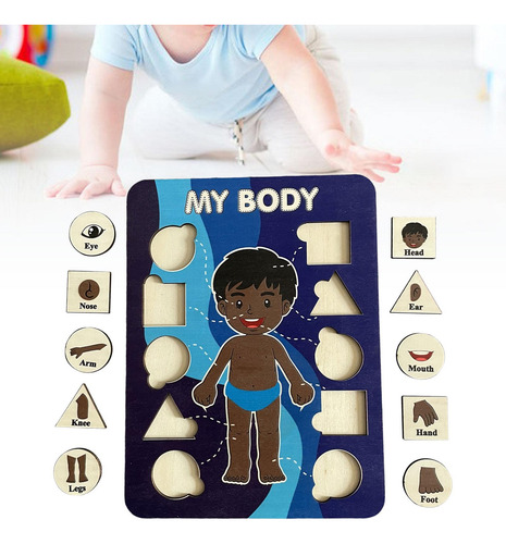 Quebra-cabeça De Corpo Para Crianças, Brinquedos Estilos B