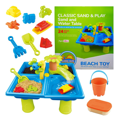 Classic Sand & Play Mesa De Arena Y Agua Para Nios, Juego De