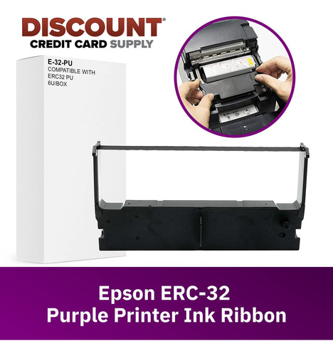 Cinta Tinta Morada Epson Erc-32 Para Transacciones Punto De