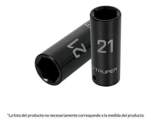 Imagen 1 de 1 de Dado Impacto Largo 6 Puntas Cuadro 1/2 De 7/8 PuLG 13394