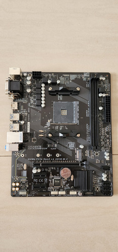 Mother Gigabyte Ga-a320m-s2h Ddr4 Am4 A Reparar Negro (Usado)