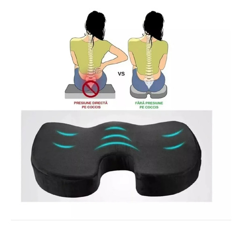 Cojín Asiento Pro Viscoelastico Coxis Ortopédico