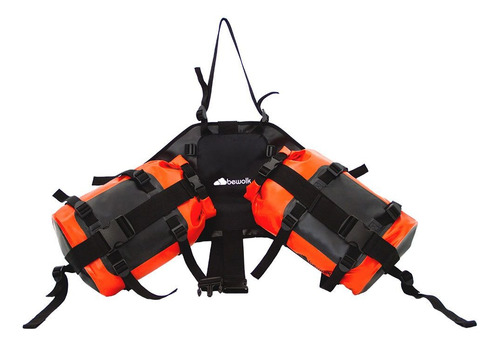 Alforjas Estanco Bewolk Triplo Arnes+3 Alforjas De 16l Negro