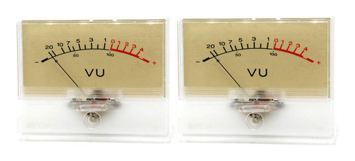 2 Amplificador T-90 Vu Nivel Db Luz Fondo