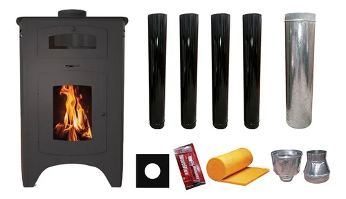 Salamandra Tromen Austral 15000 Horno Kit Enlozado Techo 6*