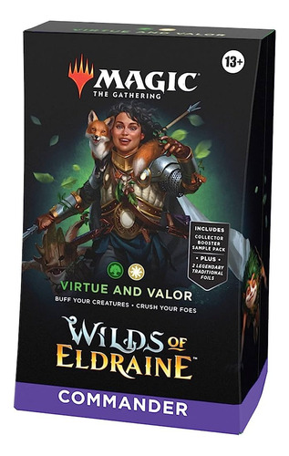 (ingles) Wilds Of Eldraine - Commander Virtue And Valor