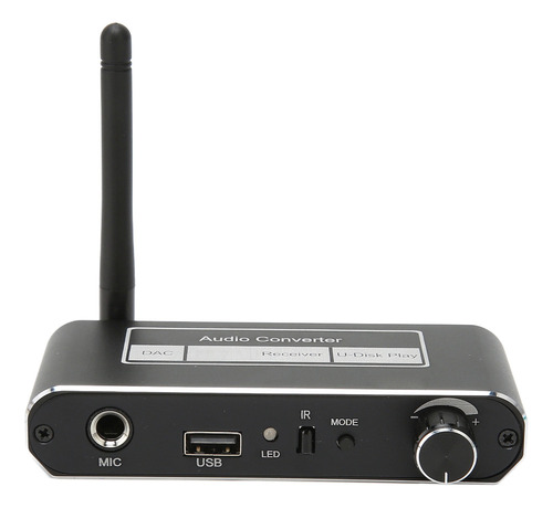 Mini Receptor De Sonido Bluetooth 5.2 Hifi Con Soporte U Dis