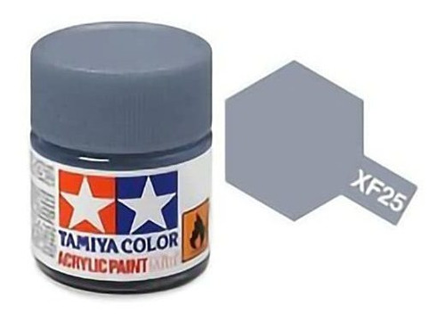 Tamiya 81725 Acrílico Mini Xf25 Gris Luz Mar 1-3 Oz.