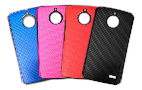 Funda Rígida Soft Con Relieve | Para Motorola Moto E4