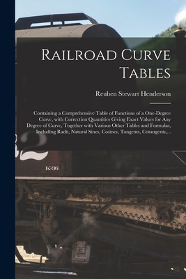 Libro Railroad Curve Tables; Containing A Comprehensive T...