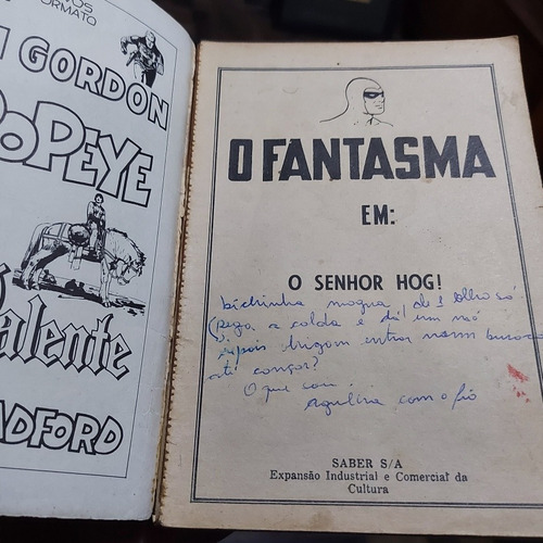 Imagem 8 de 10 de Lote Com 5 Gibis Antigos O Fantasma 1970 A 1974 + 1 Brinde