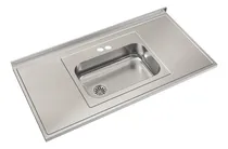 Comprar Mesada Johnson Acero 430 120x61cm Bacha Simple 52x32x15 Zz52