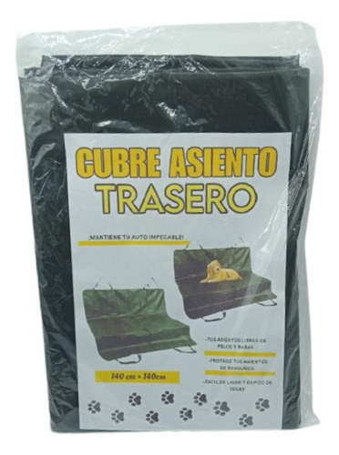 Cubre Asiento Trasero Para Mascotas