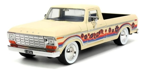 Jada 1:24 1979 Ford F-150 Pickup Retro 70's Love Camioneta 