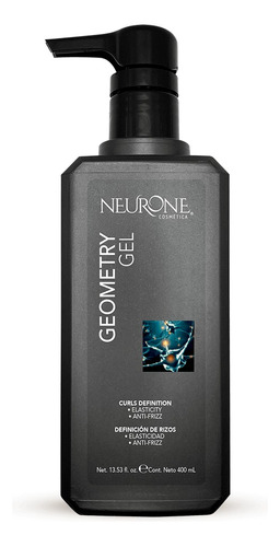 Neurone Geometry Gel 400ml Aporta Brillo Textura Para Rizos