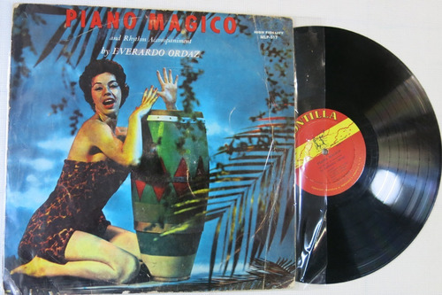 Vinyl Vinilo Lp Acetato Piano Magico Everado Ordaz Salsa