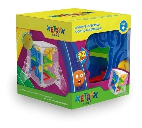 Juego De Ingenio Xetrix Cube 72 Obstaculos Laberinto 3d @mca