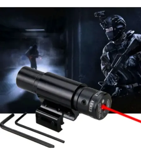 Mira Laser Optico P/ Armas Rifle Carabina Trilho 11 A 23mm à venda em ...