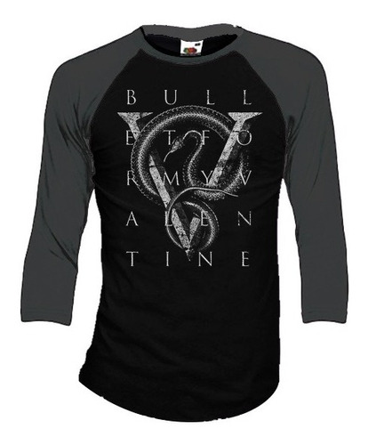 Bullet For My Valentine Playeras Manga 3/4 Hombre Y Mujer C3