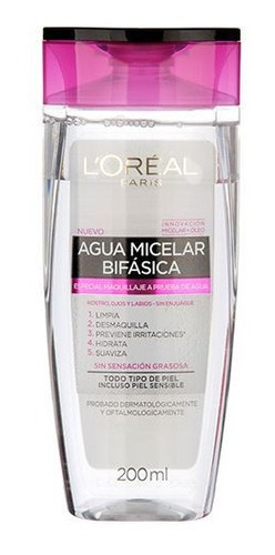 Loreal - Agua Micelar  - Wtpf - 200 Ml