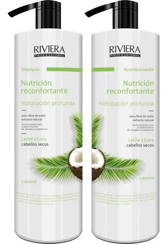  Shampoo Y Acondicionador Cabello Seco Leche Y Coco 2l