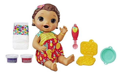 Baby Alive Bebê Lanche divertida/Morena Hasbro E5842