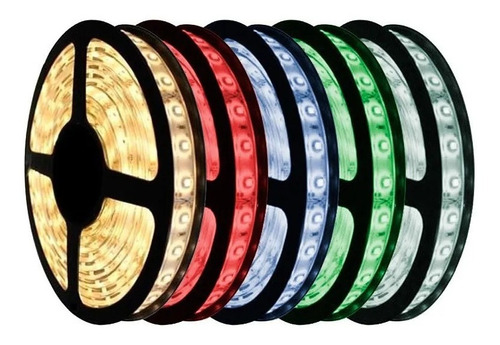 Rollo Tira Led 5050 Interior Verde 12 Volt