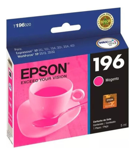 Cartucho Epson 196 Magenta