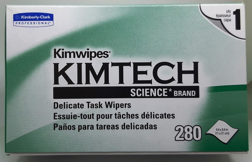Lenços Kimtech Limpeza De Ópticos - 280 Folhas