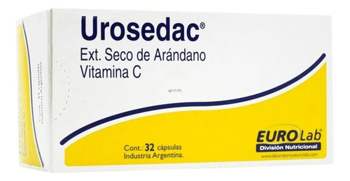 Suplemento en cápsula Eurolab  Urosedac vitaminas