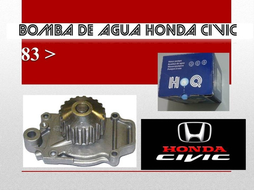 Bomba De Agua Honda Civic 6 Cil 