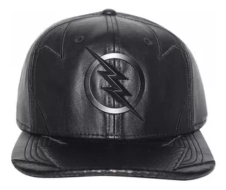 Gorra De Flash Dc Comic Original Tipo Cuero