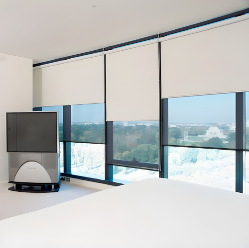 Cortina Rolo Blackout 2,00 L X 1,90 A 100% Blecaute 0% Luz