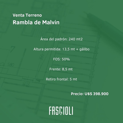 Terreno Rambla Malvin