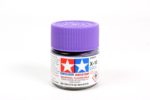 En Stock Modelismo Pintura Acrilica Purple X-16 Tamiya 1/48 