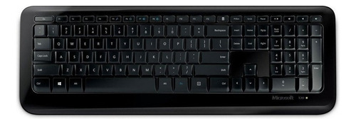 Teclado Inalámbrico Microsoft 850 Qwerty Español Color Negro