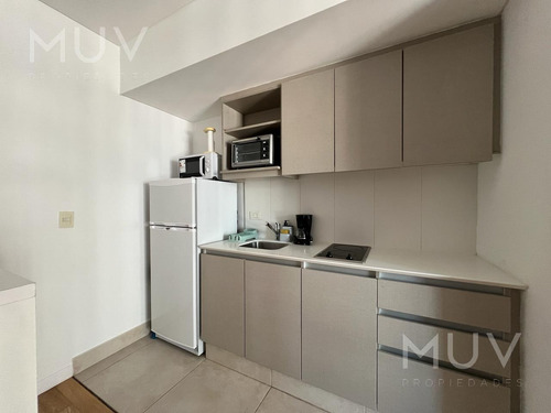 Quesada 2400. Nuñez. Monoambiente Totalmente Equipado Y Amoblado En Edificio Con Full Amenities