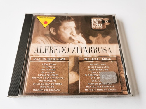 Cd Alfredo Zitarrosa 2 En 1 Ley Es Telaraña + Melodia Lar 