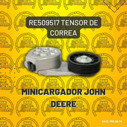 Re509517 Tensor De Correa Minicargador John Deere