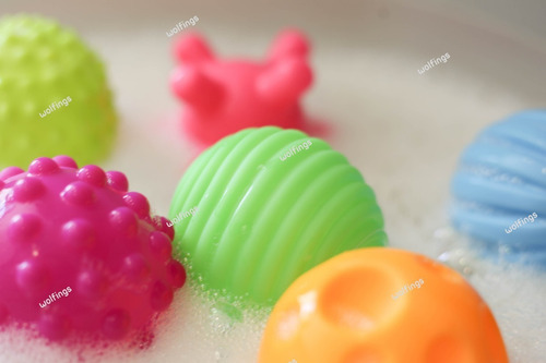 Imagen 4 de 9 de Juego Baño Pelotas Animales Animalitos Chifles + Bañadera