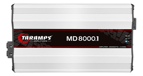 Modulo Taramps Md 8000 2 Ohms Potencia 8000w Amplificador 8000 Som Automotivo Md8000