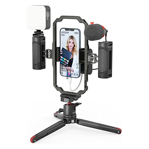 Smallrig Universal Phone Video Rig Kit Para iPhone, Smartpho