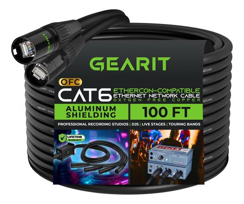 Gearit Cable Ethernet Cat6, Conectores Rj45 Compatibles Con 