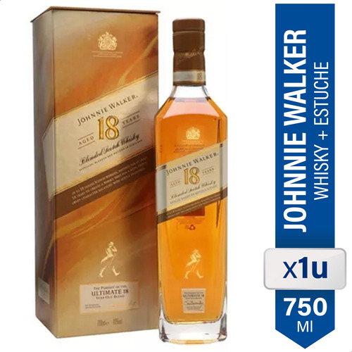 Whisky Johnnie Walker 18 Años Jw Johnny Ultimate 750ml Cc